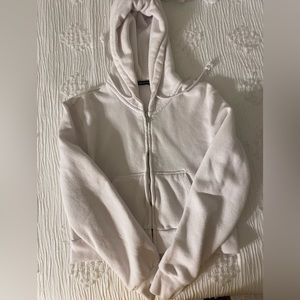 Cropped full zip hoodie from Brandy Melville